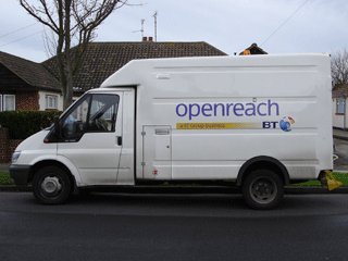 Openreach - at home parking Openreach - at home parking
