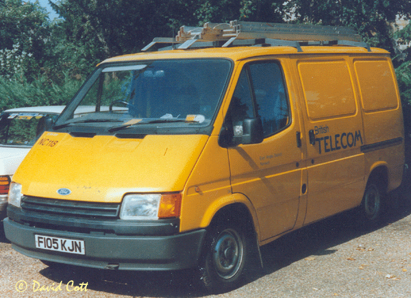 Ford Transit Van British Telecom 1-43 En parfait état dans sa boîte Ltded 