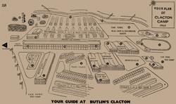 Plan of Clacton Camp 1969
