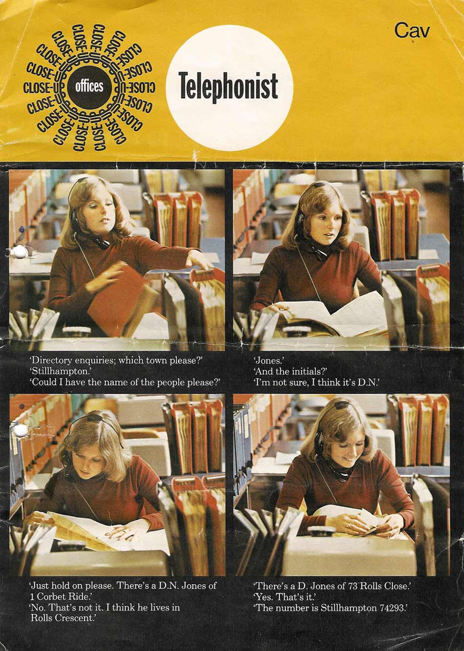 Telephonist page 1